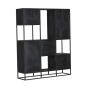 Vakkenkast Denver Supreme XXL - 160 cm - zwart