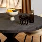 Eettafel Denver Ø110 cm - zwart