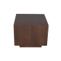 Livia vierkante salontafel - 56 cm - walnoot