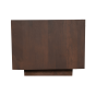 Livia vierkante salontafel - 56 cm - walnoot