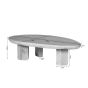 Salontafel Zillah 130 cm eiken - naturel