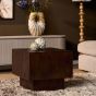 Salontafel Livia vierkant - donkerbruin