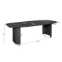 Eettafel Marè 300 cm - bruin