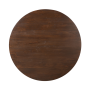 Eettafel Madison ø150 cm met kegelpoot - bruin/zand