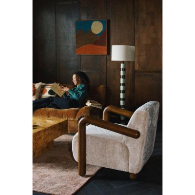 Dutchbone Robinson fauteuil - beige