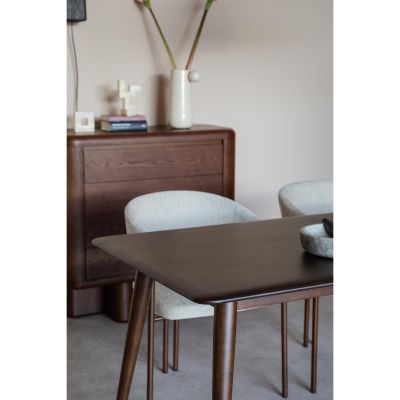 Dutchbone Elroy eettafel 180 cm - bruin