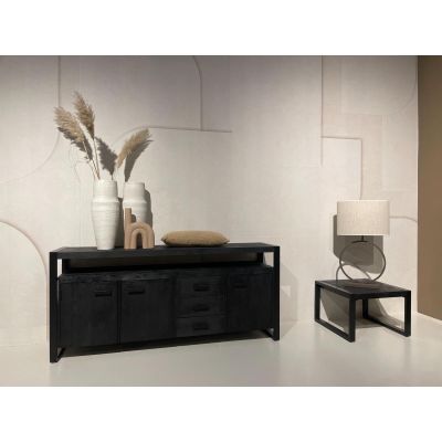 Livingfurn Norris salontafel 60 cm - zwart