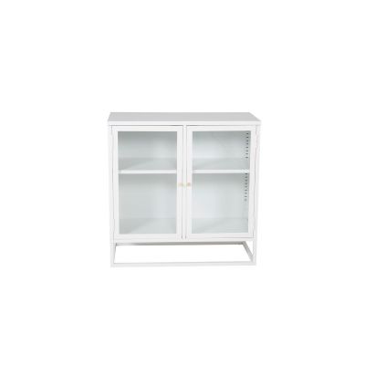 Svea Noma vitrinekast - 85 x 85 cm - wit