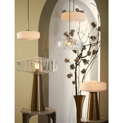 Light & Living Pleat tafellamp Ø40x53 cm