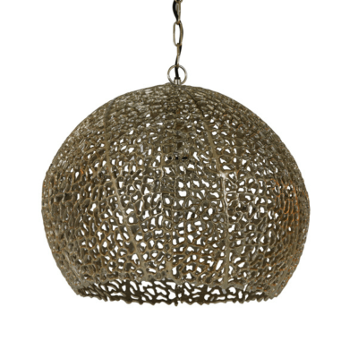 Sinula hanglamp Ø45x42 cm goud van het woonmerk Light & Living