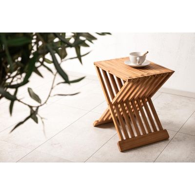 Svea Eula tuin bijzettafel teakhout - naturel