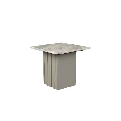 Dutchbone Clayton bijzettafel 40 cm - grijs