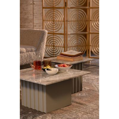 Dutchbone Clayton salontafel 60 cm - beige