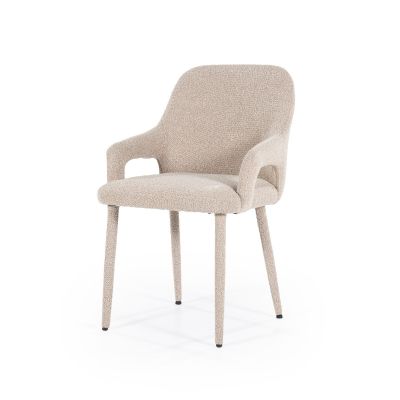 By-Boo Fika eetkamerstoel - taupe | met gratis impregneerspray