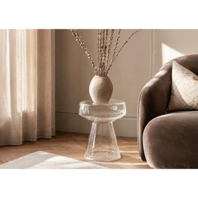 Brix Bo bijzettafel ø37 cm - transparant