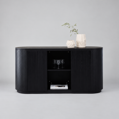 Svea Siro dressoir - 160 cm - zwart