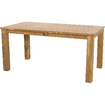 Tuintafel recycled teak 180x90 cm - naturel