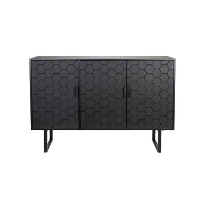 Puur Lazaro dressoir hoog - zwart