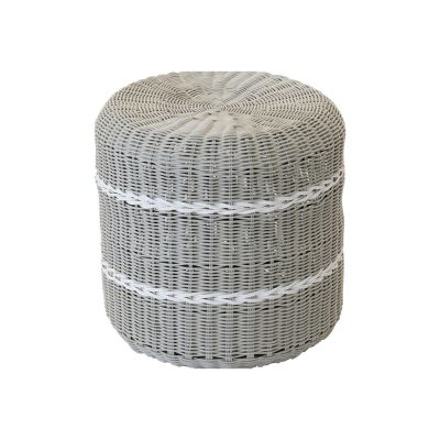 Saigon poef wicker ø41x40cm