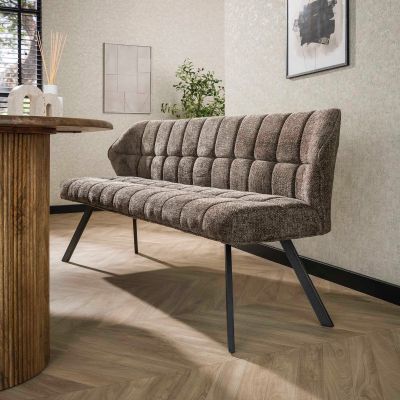 Fraaai Ramon eetkamerbank 180 cm geweven
