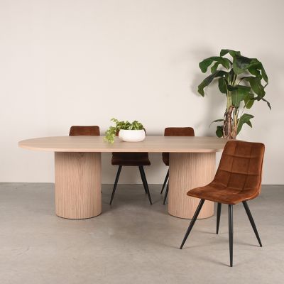 Label51 Oliva eettafel 240x120x75cm - naturel