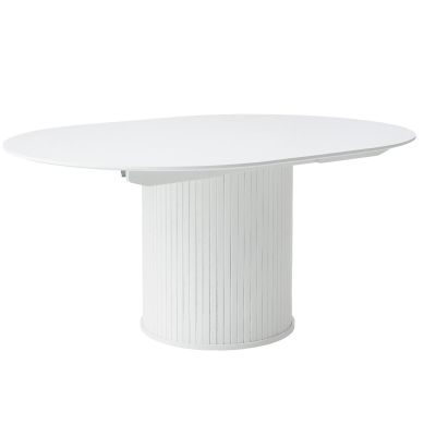 Nordic Home Kelly ronde uitschuif eetafel Ø120-167 cm - wit