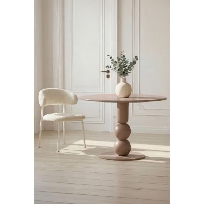 Svea Nynke ronde eettafel ø110 cm - beige