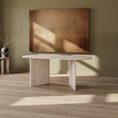 Svea Charity ovale eettafel MDF - naturel