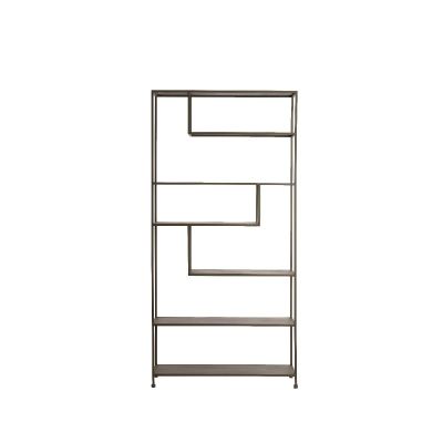 Light & Living Ylaya wandkast open 100x35x203 cm - mat bruin