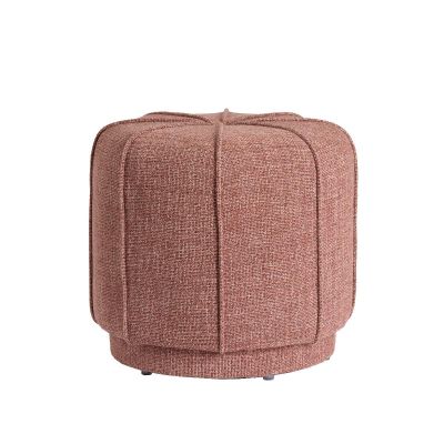 Light & Living Belisso poef Ø50,5x46 cm - roze