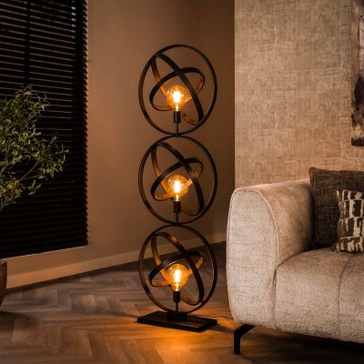 Fraaai Lula vloerlamp 3L galaxy - artic zwart