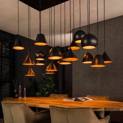 Fraaai Audrey hanglamp 18L XXL metalen kap