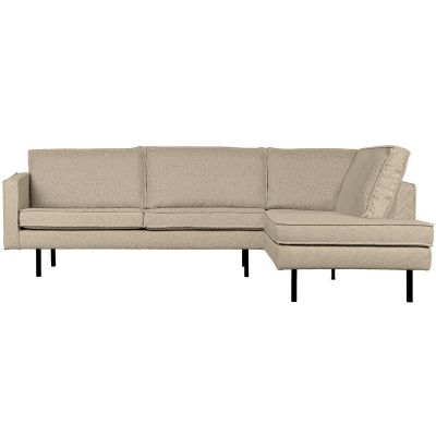 Woood Rodeo hoekbank rechts boucle - beige