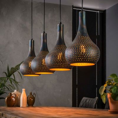 Horus hanglamp grijs