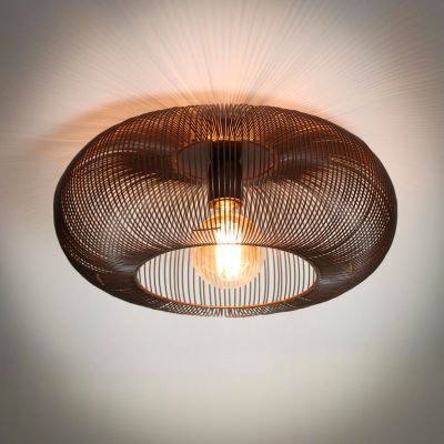 Nevana koper plafondlamp 1L van het woonmerk Fraaai