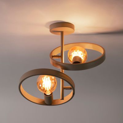 Fraaai Didier plafondlamp metaal 2L