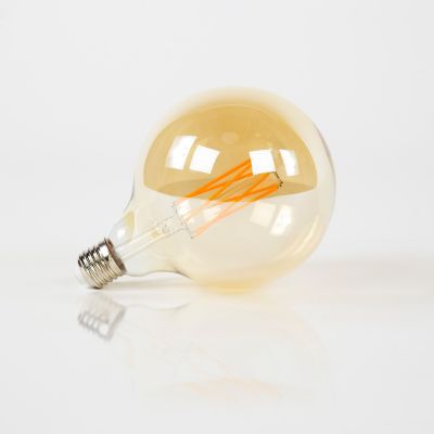 Fraaai LED lamp gloeidraad bol 12,5 cm E27 amber