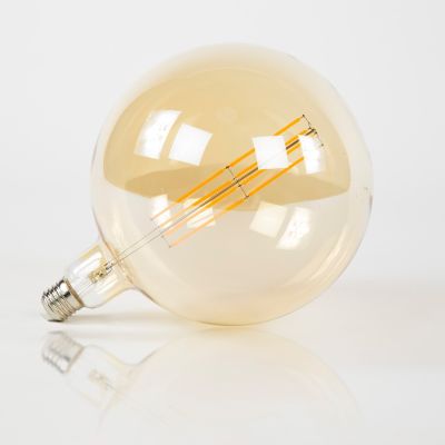 Fraaai LED lamp gloeidraad bol 20 cm E27 amber