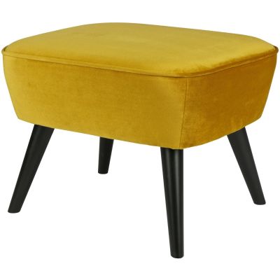 Woood Sara hocker op poten velvet