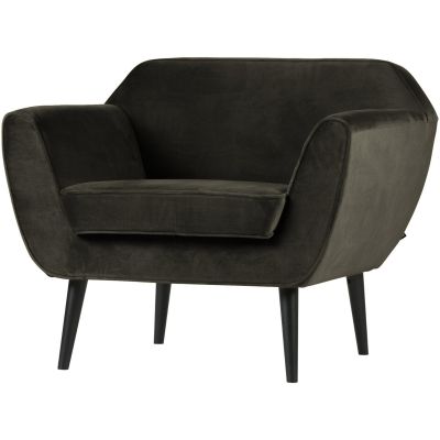 Woood Rocco fauteuil velvet