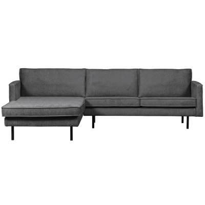 Woood Rodeo chaise longue links structure velvet