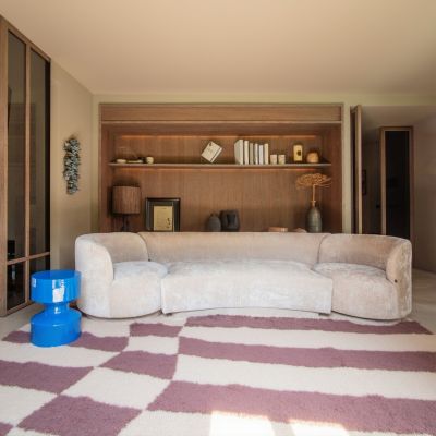 Woood Combi-popular: bankje + fauteuil + poef