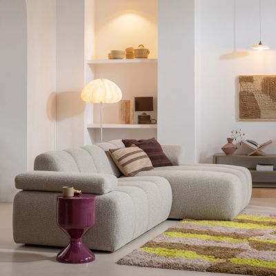 Woood Dalia vloerlamp papier 150xø50 cm - wit
