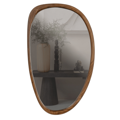 Woood Leif spiegel hout 64x38 cm - naturel