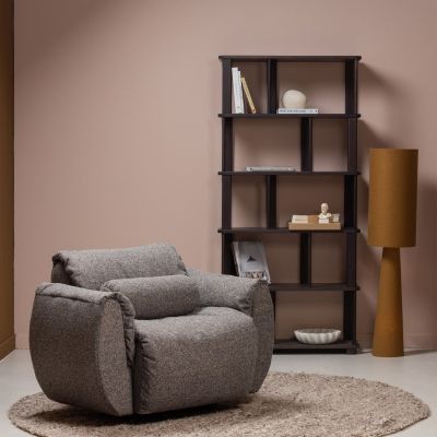 Woood Baggy draaifauteuil geweven stof