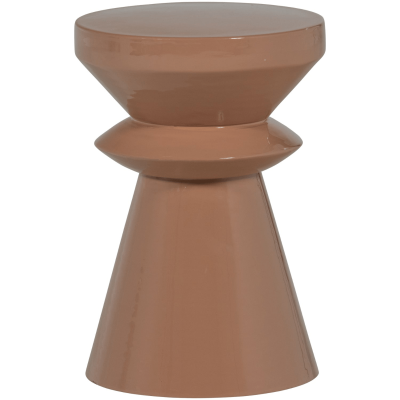 Woood Fedde bijzettafel metaal - oud roze