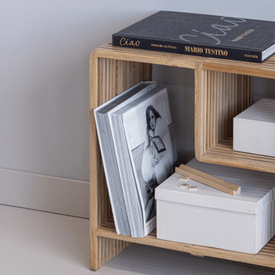 Woood Jasmijn sidetable recycled teak - naturel