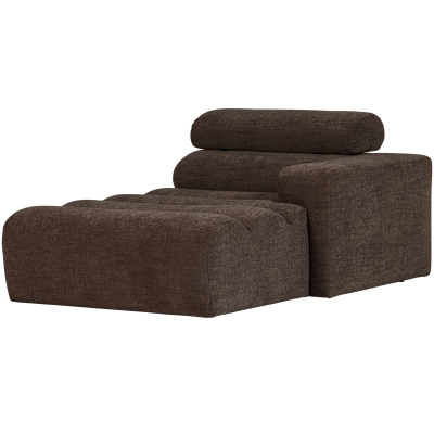 Woood Novi chaise longue element arm rechts melange