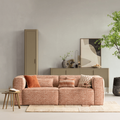 Woood Bean chaise longue bank links melange