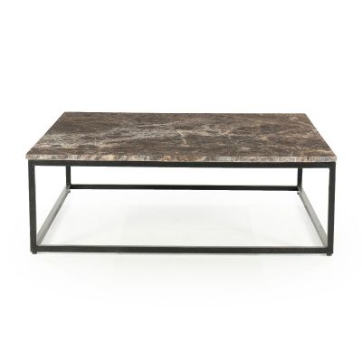 Eleonora Rico salontafel vierkant marmer - bruin
